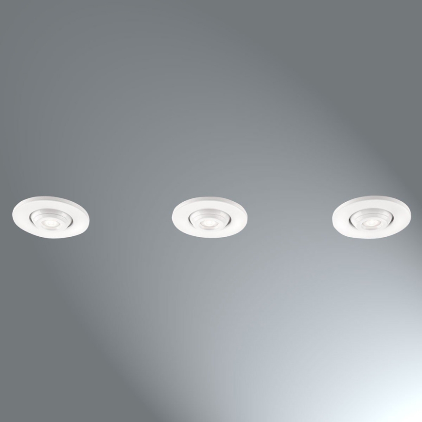 Philips 57983/31/16 - SADA 3xLED Koupelnové podhledové svítidlo TALITHA 3xLED/2,5W/230V IP23