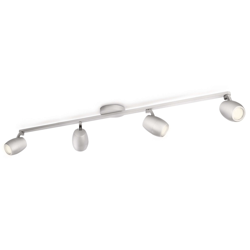 Philips 58018/48/16 - Bodové svítidlo MYLIVING EASE 4xGU10/10W/230V