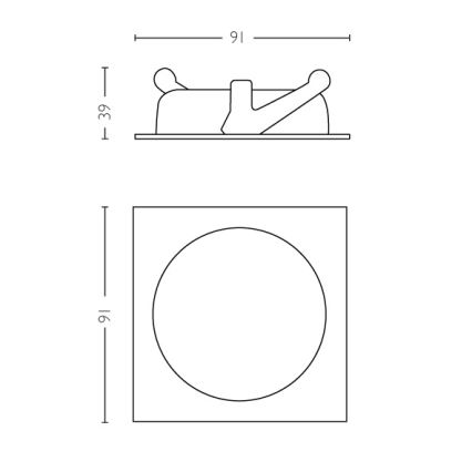 Philips 59006/11/P0 - LED Koupelnové svítidlo MYBATHROOM DREAMINESS 1xLED/4,5W IP65