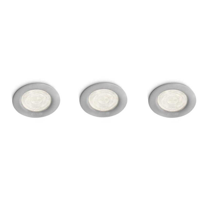 Philips 59100/87/16 - SADA 3x LED bodové zápustné svítidlo MYLIVING SCEPTRUM LED/3W/230V