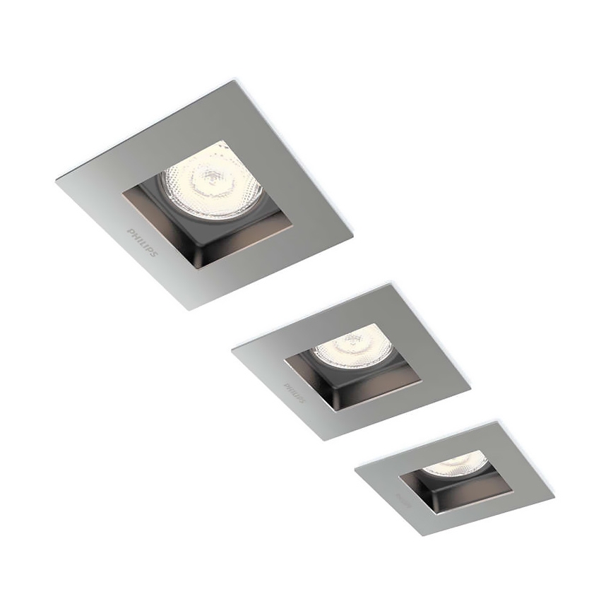 Philips 59193/17/16 - SADA 3x LED podhledové svítidlo PORRIMA 1xLED/4,5W/230V