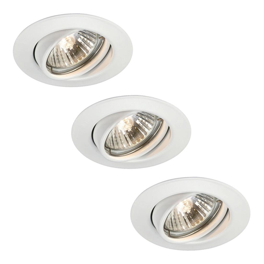 Philips 59333/31/PN - SADA 3x Podhledové svítidlo MYLIVING OPAL 1xGU10/50W/230V