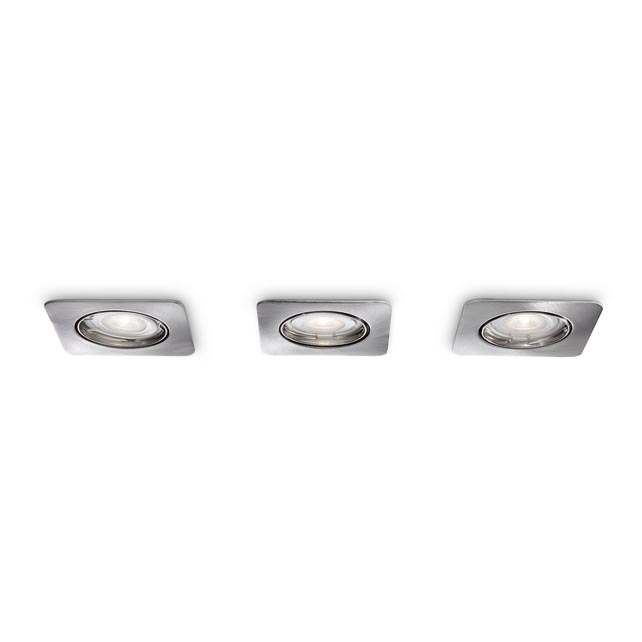 Philips 59683/17/16 - SADA 3x LED bodové zápustné svítidlo SMARTSPOT 3xGU10/4W