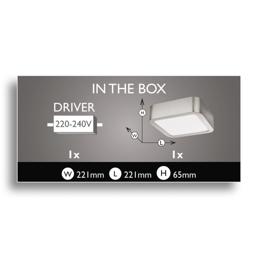 Philips 59712/17/16 - LED stropní svítidlo MYLIVING CANIS 1xLED/15W/230V