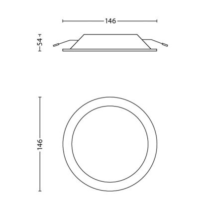 Philips 59715/31/16 - LED podhledové svítidlo MERCURE LED/7,5W/230V