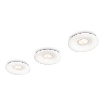 Philips 59833/31/16 - SADA 3x LED koupelnové podhledové svítidlo AQUILA 3xLED/6W Philips 59833/31/16 - SADA 3x LED koupelnové podhledové svítidlo AQUILA 3xLED/6W