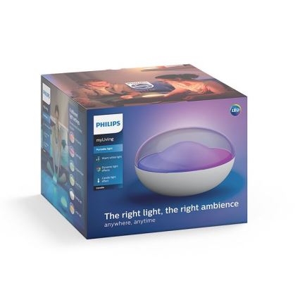 Philips 70104/31/P0 - LED RGB Stmívatelná přenosná lampa CAMELLIA LED/3W/5V