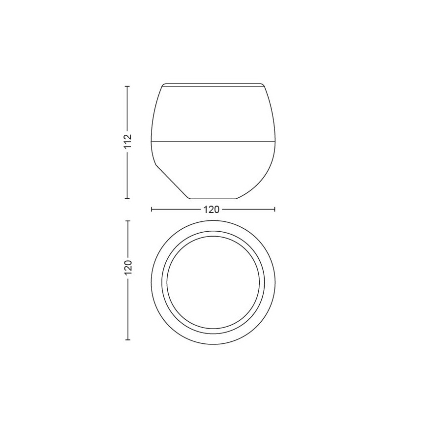 Philips 70105/31/P6 - LED RGB Stmívatelná stolní lampa MYLIVING BERRY 1xLED/3W/5V