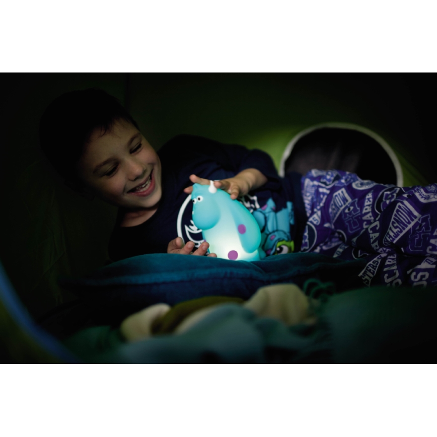 Philips 71705/83/16 -  Dětská LED lampa DISNEY SOFTPAL SULLEY LED/0,18W/230V