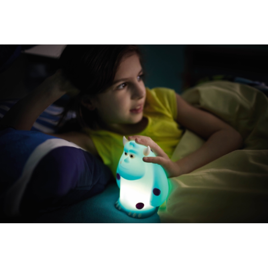Philips 71705/83/16 -  Dětská LED lampa DISNEY SOFTPAL SULLEY LED/0,18W/230V
