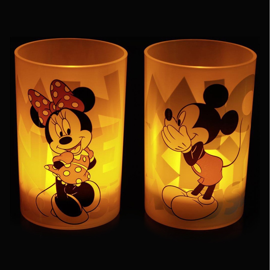 Philips 71712/55/16 - LED stolní lampa CANDLES MICKEY & MINNIE MOUSE (sada 2ks.) 1xLED/1,5W/230V
