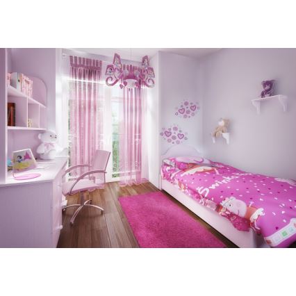 Philips 71757/28/16 - Dětský lustr DISNEY PRINCESS 1xE27/15W/230V