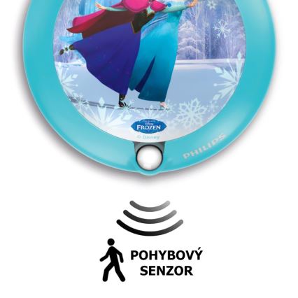 Philips 71765/08/16 - LED Dětské nástěnné svítidlo se senzorem DISNEY FROZEN 1xLED/0,06W/2xAAA