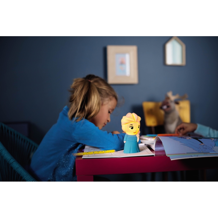 Philips 71768/03/16 - Dětská lampička DISNEY ELSA LED/2xAAA