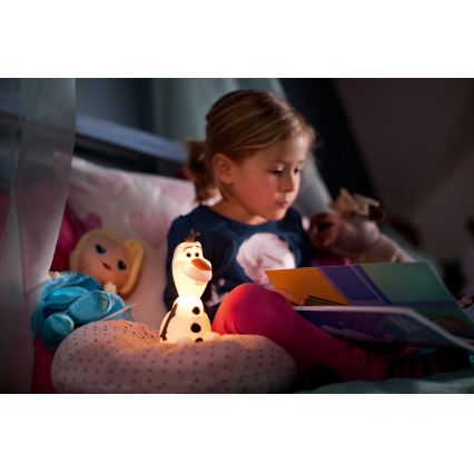 Philips 71768/08/16 - LED dětská lampa FROZEN 1xLED/0,2W/2xAAA