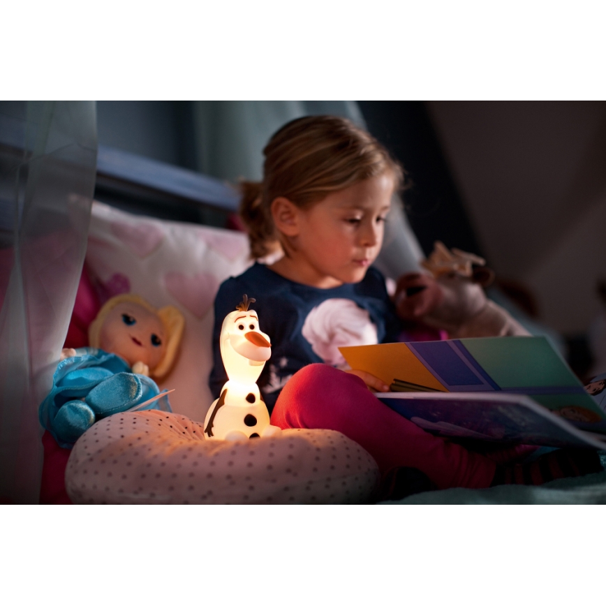 Philips 71768/08/16 - LED dětská lampa FROZEN 1xLED/0,2W/2xAAA