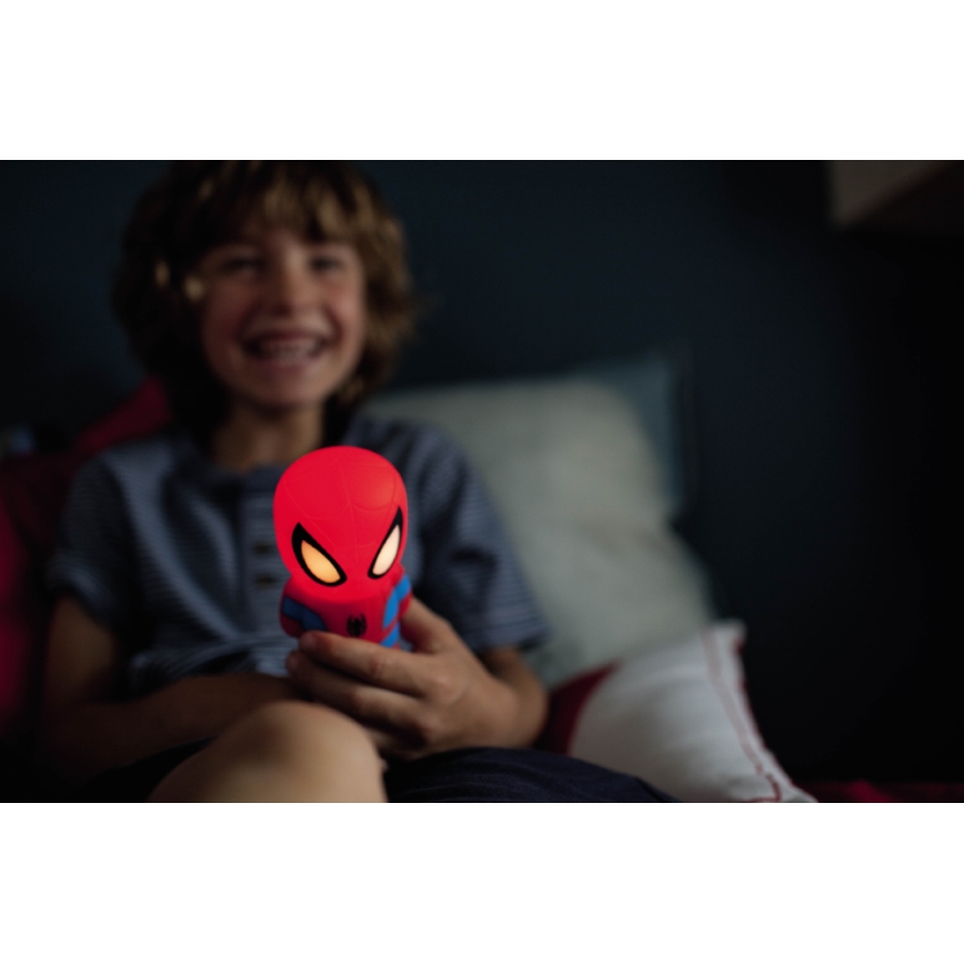 Philips 71768/40/16 - LED dětská lampa DISNEY SPIDER-MAN 2xLED/0,2W/2xAAA