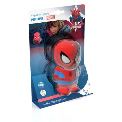 Philips 71768/40/16 - LED dětská lampa DISNEY SPIDER-MAN 2xLED/0,2W/2xAAA