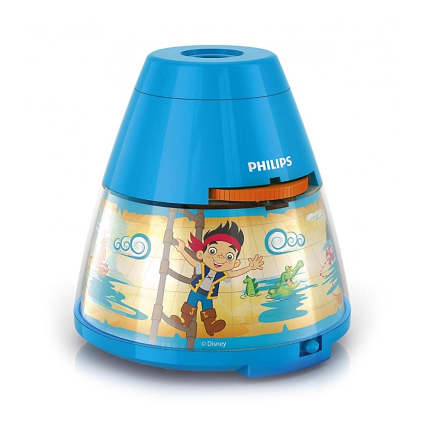 Philips 71769/05/16 - LED Dětský projektor DISNEY PIRATE LED/0,1W/3xAA