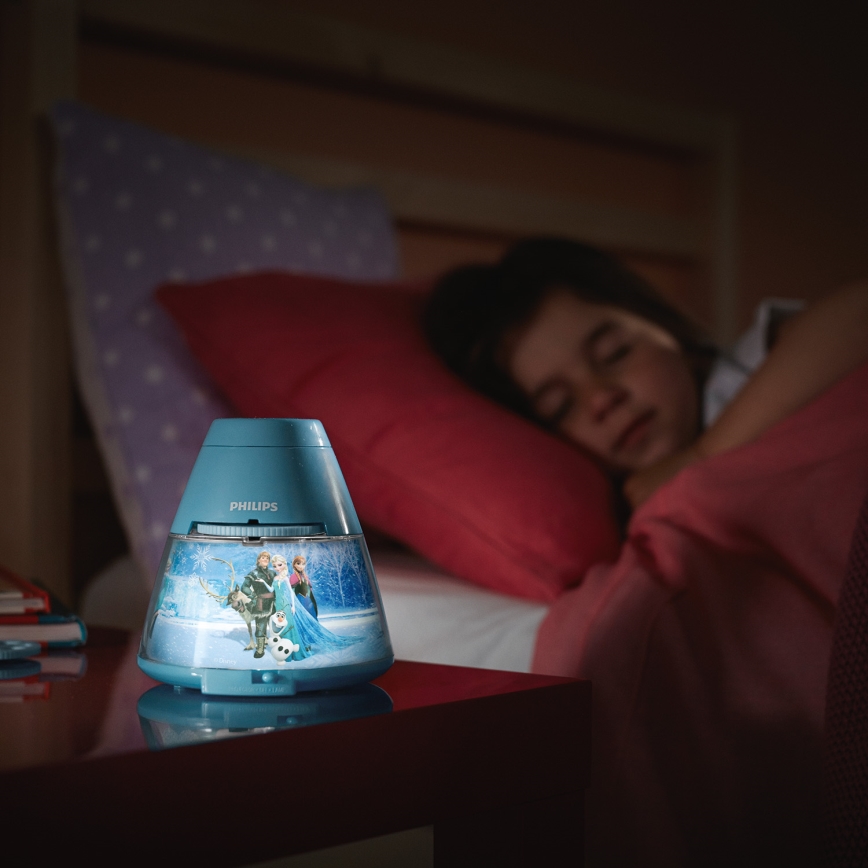 Philips 71769/08/16 - Dětský projektor DISNEY FROZEN LED/0,1W/3xAA