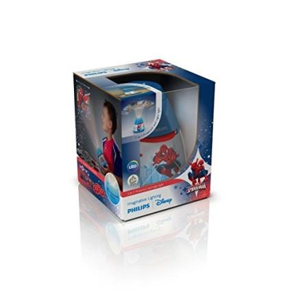 Philips 71769/40/16 - Dětský projektor DISNEY SPIDER-MAN 1xLED/0,1W
