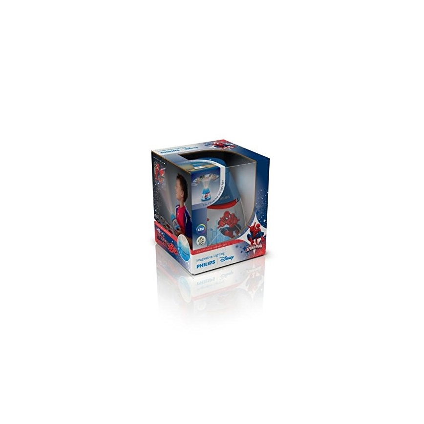 Philips 71769/40/16 - Dětský projektor DISNEY SPIDER-MAN 1xLED/0,1W