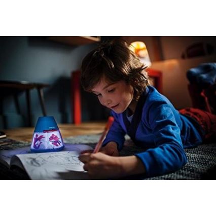 Philips 71769/40/16 - Dětský projektor DISNEY SPIDER-MAN 1xLED/0,1W