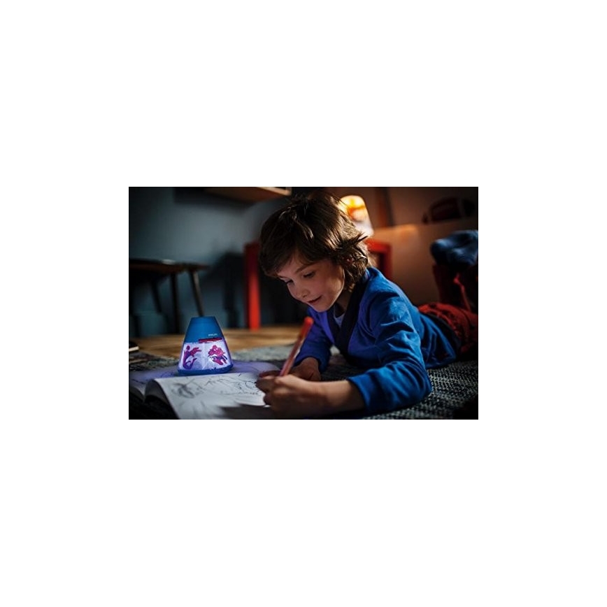 Philips 71769/40/16 - Dětský projektor DISNEY SPIDER-MAN 1xLED/0,1W