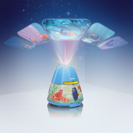 Philips 71769/90/16 - LED Dětský projektor DISNEY DORY LED/0,1W/3xAAA