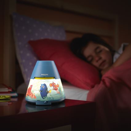 Philips 71769/90/16 - LED Dětský projektor DISNEY DORY LED/0,1W/3xAAA