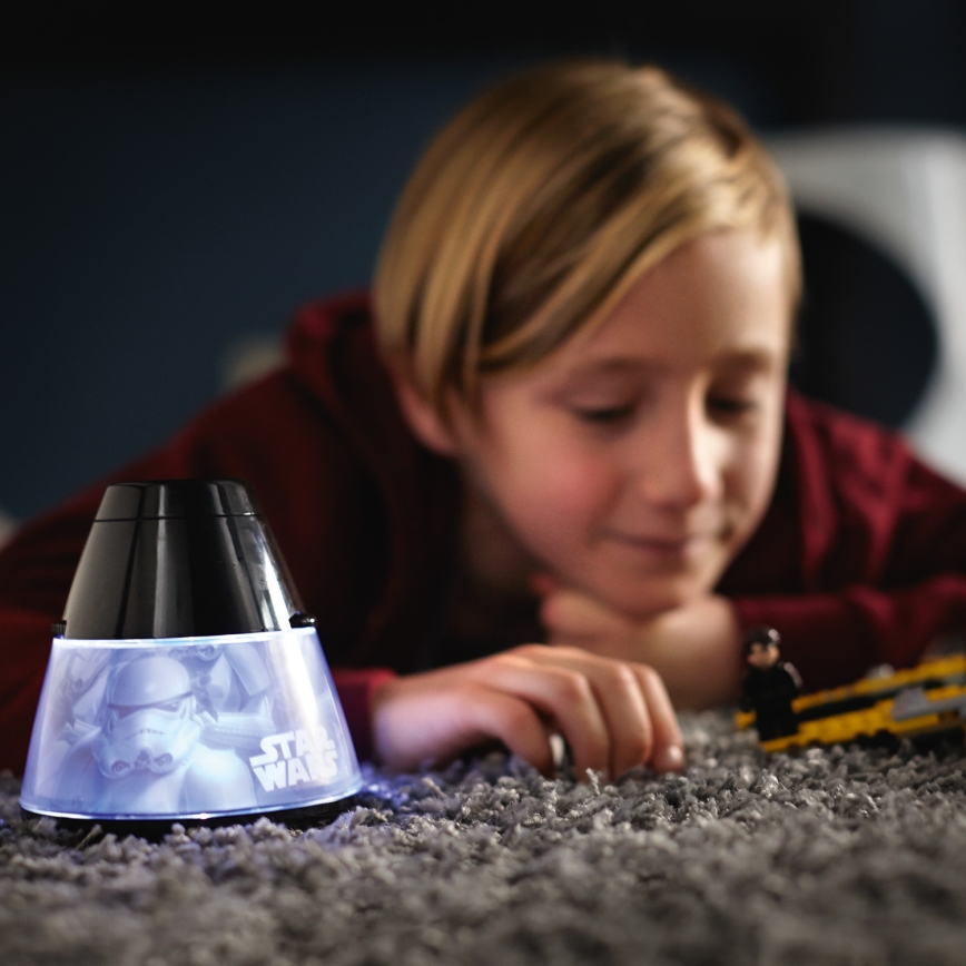 Philips 71769/99/16 - Dětský projektor STAR WARS LED/0,1W/3xAA