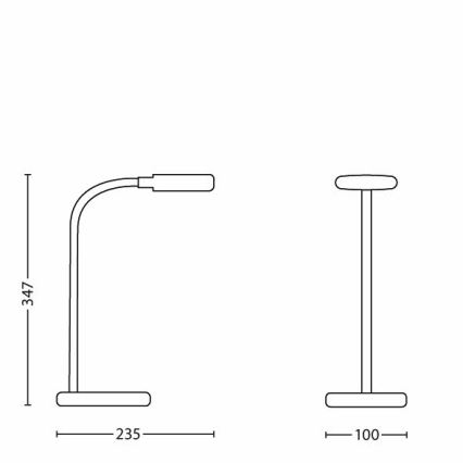 Philips 71770/08/16 - LED Dětská stolní lampa FROZEN LED/4W/230V