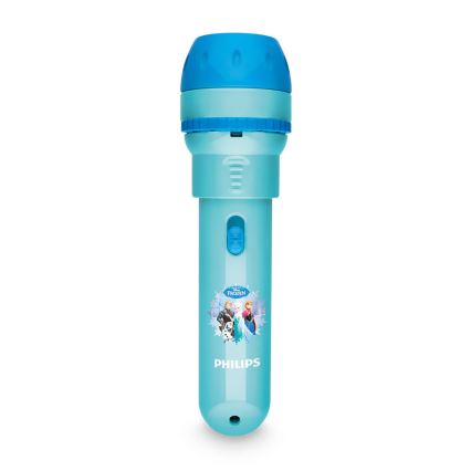 Philips 71788/08/16 - LED Dětská baterka a projektor DISNEY FROZEN LED/3xLR44