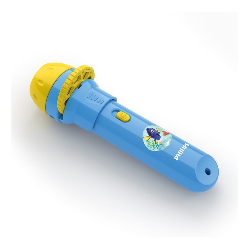 Philips 71788/90/16 - LED Dětská baterka a projektor DISNEY DORY LED/3xLR44