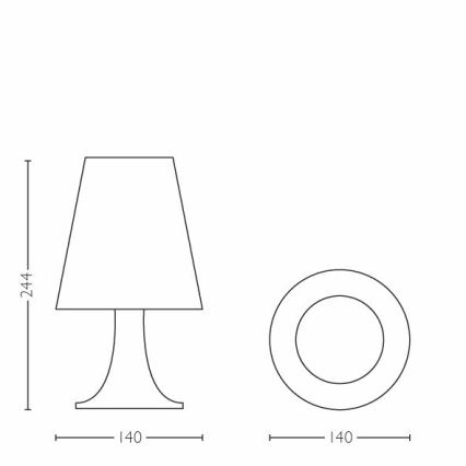 Philips - LED Dětská stolní lampa 1xLED/2,3W/230V