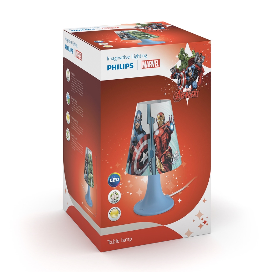 Philips 71795/36/16 - Dětská stolní lampa AVENGERS LED/2,3W/230V