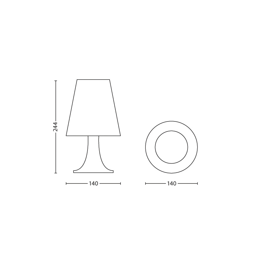 Philips 71795/36/16 - Dětská stolní lampa AVENGERS LED/2,3W/230V