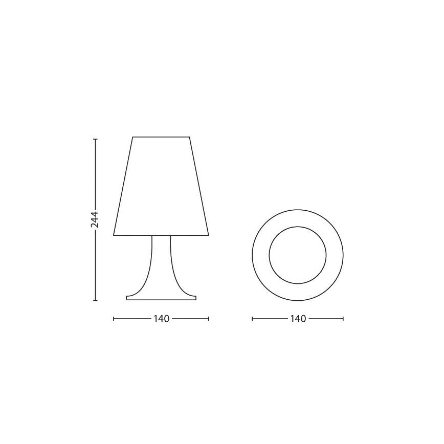Philips 71795/40/16 - Dětská stolní lampa SPIDERMAN LED/2,3W/230V