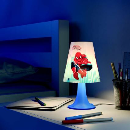Philips 71795/40/G0 - LED Dětská stolní lampa DISNEY SPIDER-MAN 1xLED/2,3W/230V