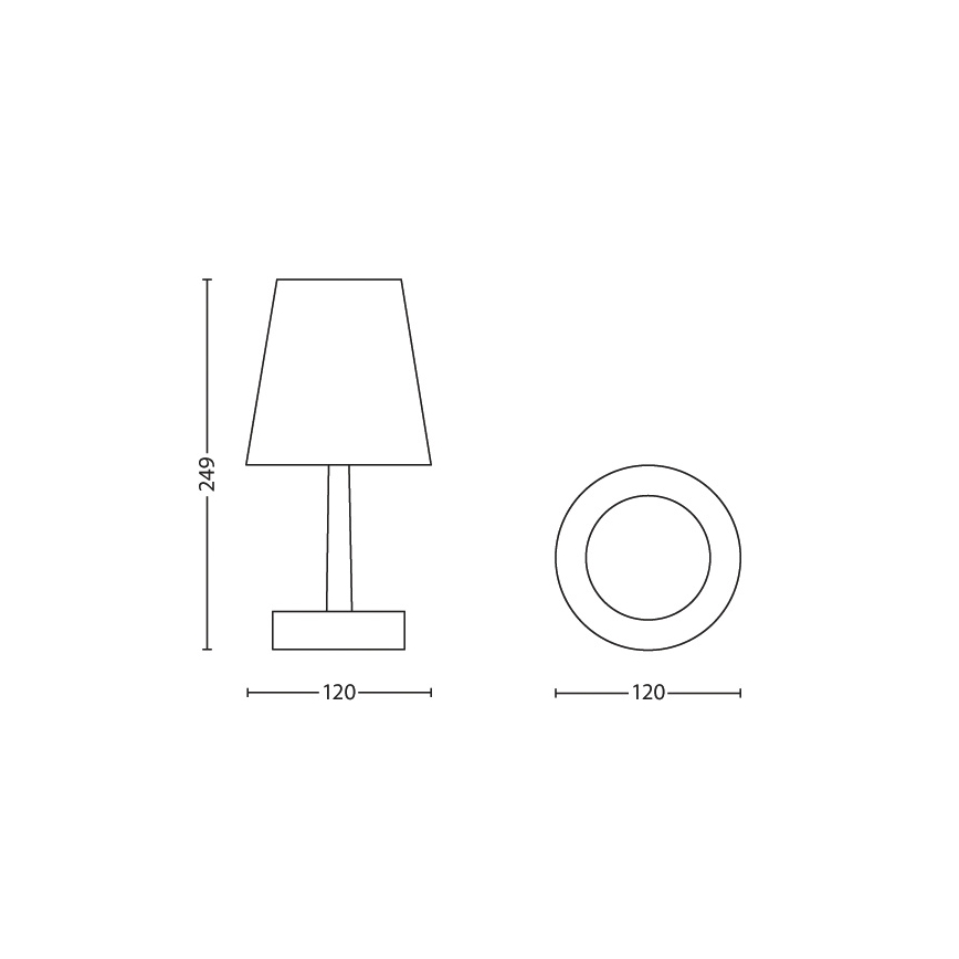 Philips 71796/08/16 - Dětská stolní lampa DISNEY FROZEN LED/3xAA