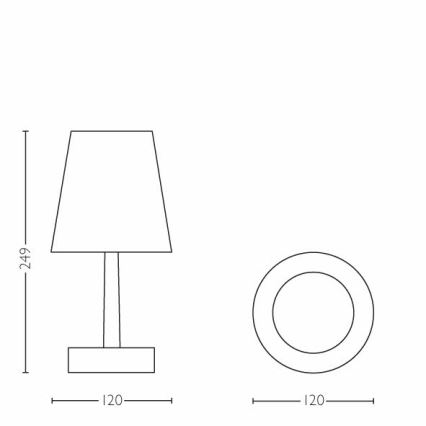 Philips 71796/30/P0 - LED Dětská stolní lampa DISNEY STAR WARS 1xLED/0,57W/3xAA