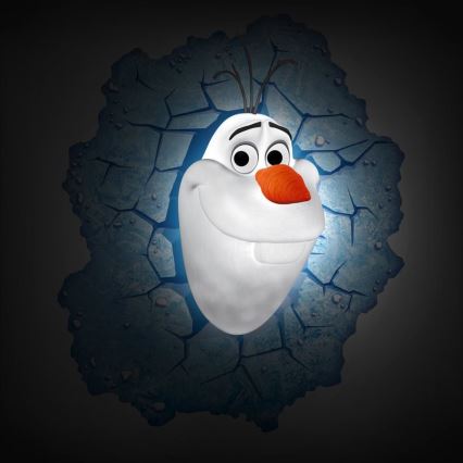 Philips 71801/08/16 - LED Dětské nástěnné 3D svítidlo DISNEY FROZEN OLAF LED/3xAA