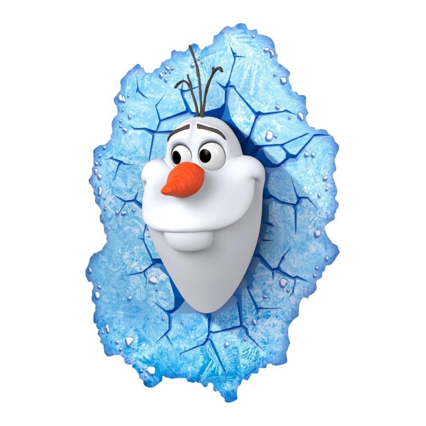 Philips 71801/08/16 - LED Dětské nástěnné 3D svítidlo DISNEY FROZEN OLAF LED/3xAA