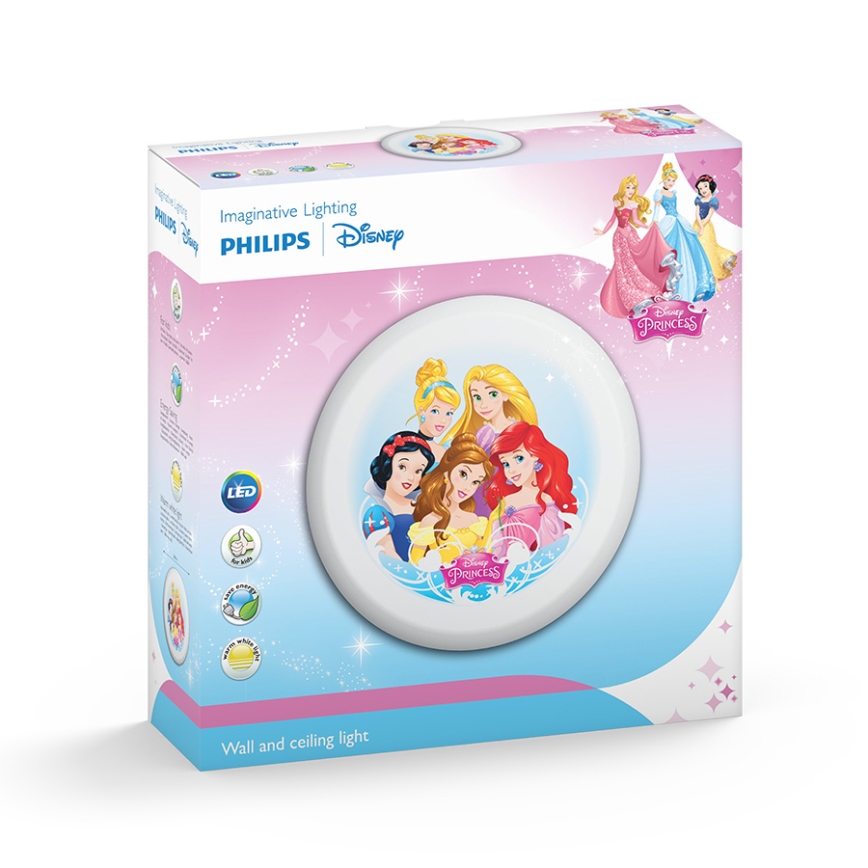 Philips 71884/28/P0 - LED Dětské nástěnné svítidlo DISNEY PRINCESS 4xLED/2,5W/23