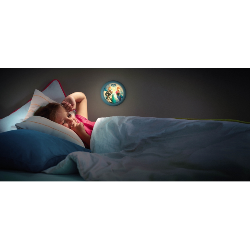 Philips 71924/08/16 - Dětské dotykové světlo DISNEY FROZEN LED/0,3W/2xAAA