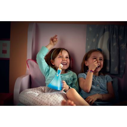 Philips 71943/08/P0 - LED dětská stolní lampa PRINCESS ELSA 2xLED/0,2W/3V
