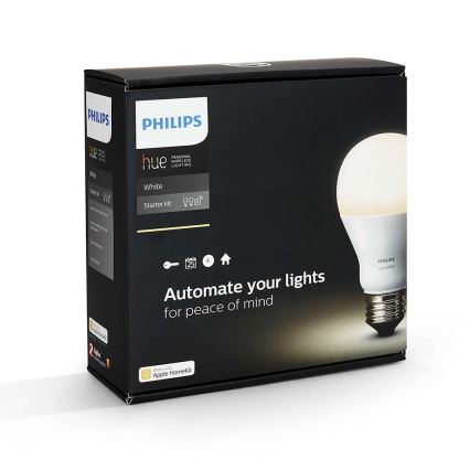 Philips 8718696449554 - Základní SADA HUE, 2xE27/9,5W + zařízení k propojení
