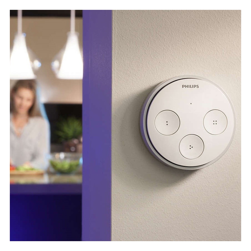 Philips 8718696498026 - Vypínač / stmívač HUE bezbateriový provoz