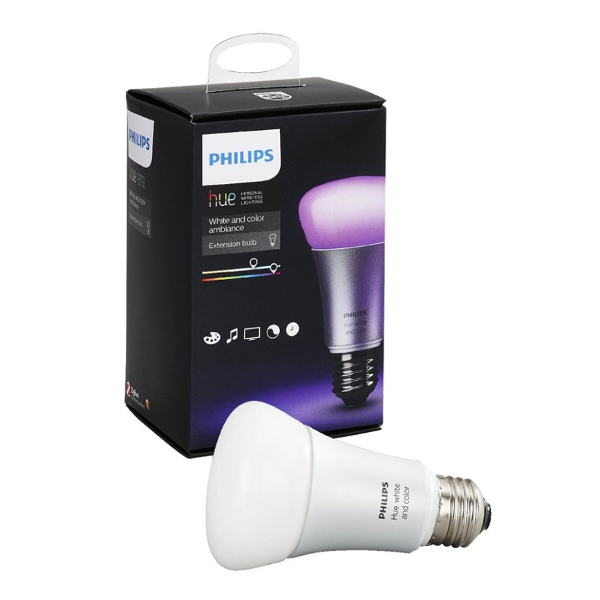 LED žárovka stmívatelná Philips HUE WHITE AND COLOR AMBIANCE 1xE27/10W/230V - 8718696592984