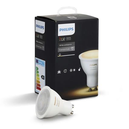 Philips 8718696598283 - LED Žárovka stmívatelná HUE WHITE AMBIANCE 1xGU10/5,5W/230V
